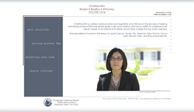 Christine Kim homes website