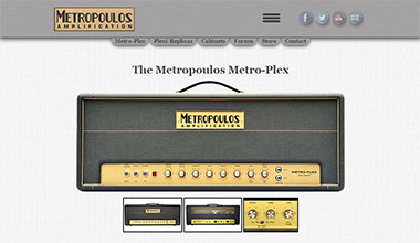 Metropoulos Amplification website